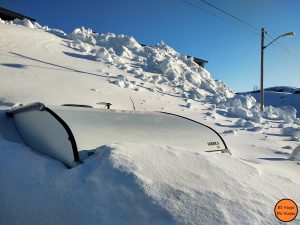 Rescatando el Automóvil de la Nieve