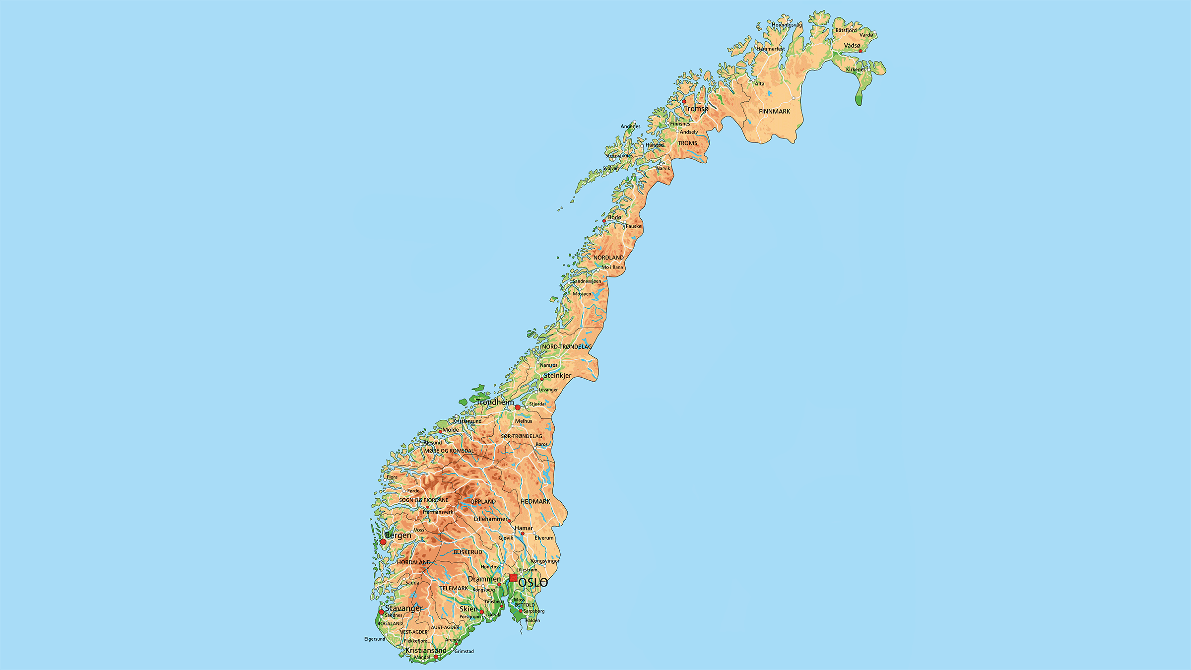 mapa Cabo Norte