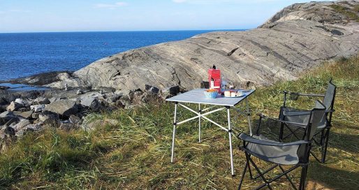 Mesa Plegable Camping Aluminio