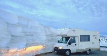 Noruega invierno autocaravana