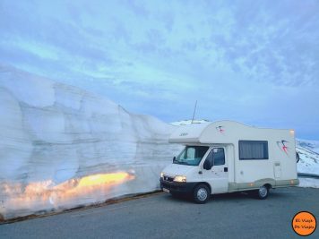 Noruega invierno autocaravana