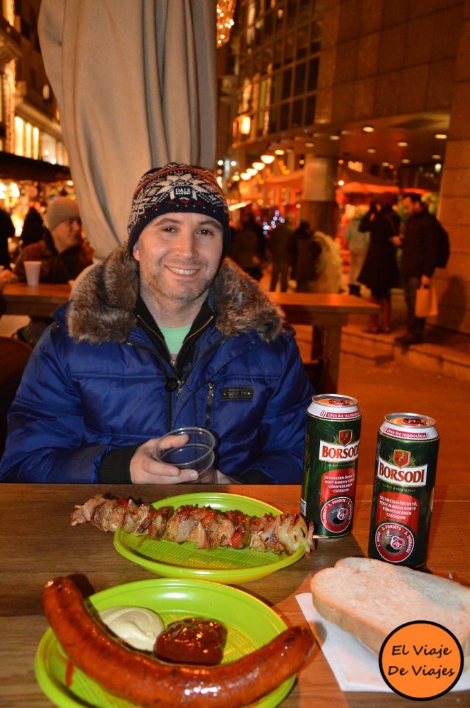 Comida mercados Navidad Budapest