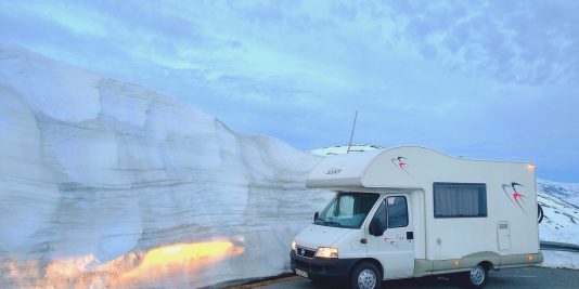 Noruega en invierno autocaravana