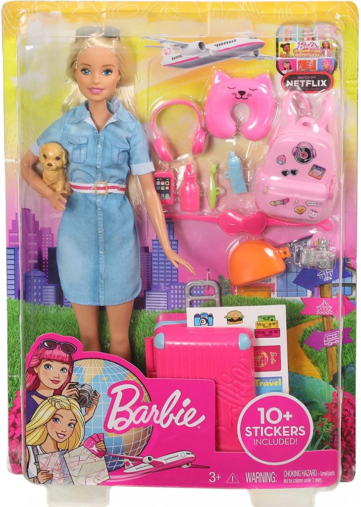 Barbie viajera accesorios