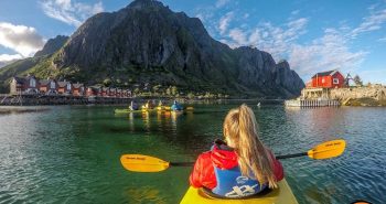 Kayak en Lofoten
