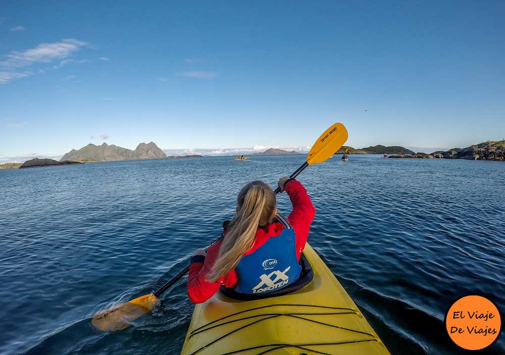 Kayak en Lofoten
