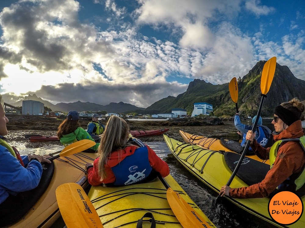 Kayak en Lofoten