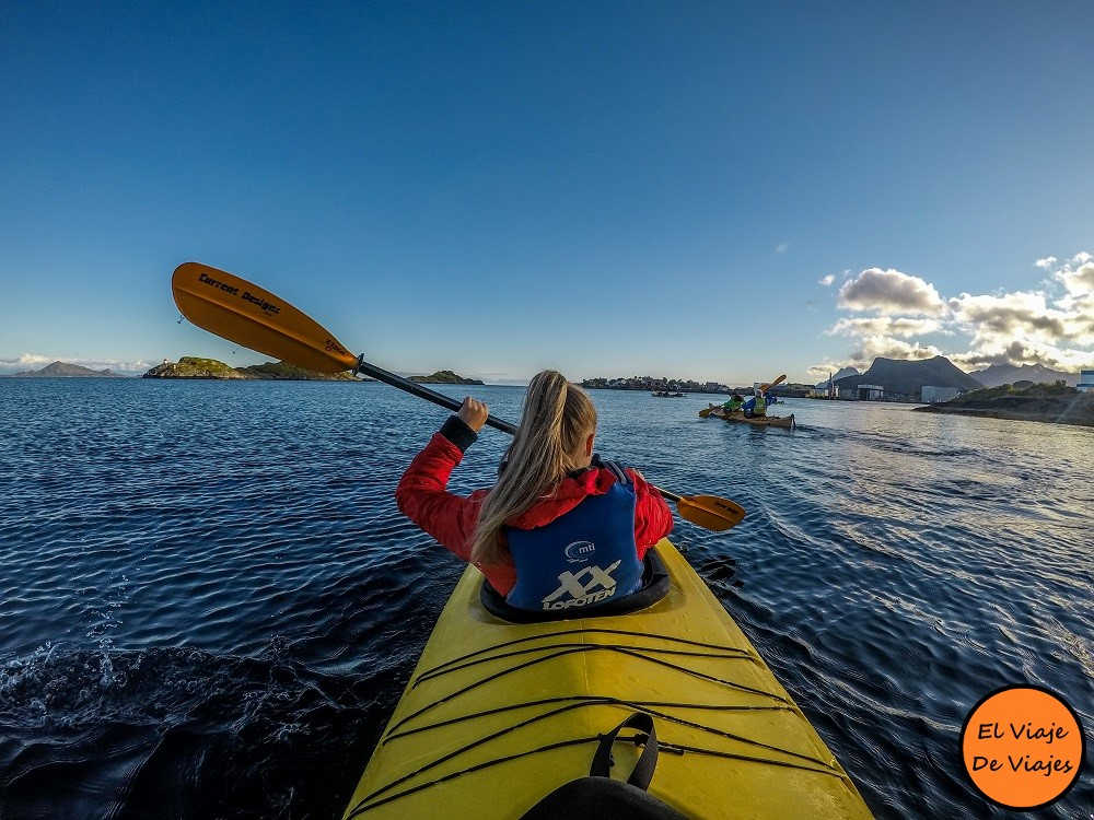 Kayak en Lofoten