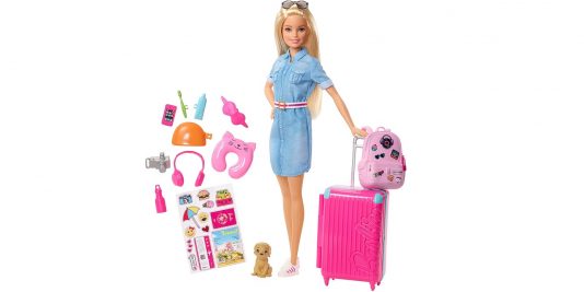 La Barbie viajera con accesorios La Barbie viajera