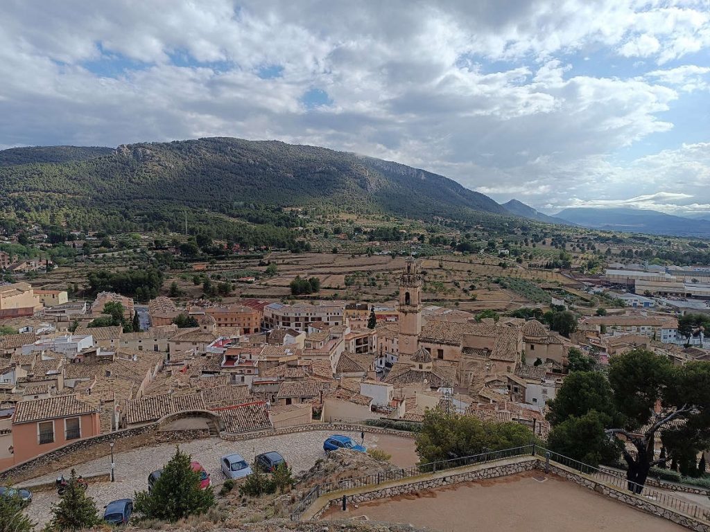 Vistas de Biar desde el castillo