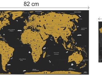 mapa del mundo a rascar